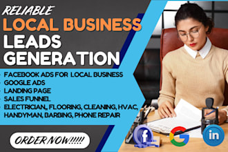 generate local business handyman hvac electrician cleaning flooring barber leads