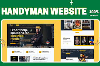 design handyman website painting plumbing website home renovation website