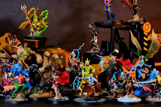 paint your miniatures for tabletop and display miniature painting