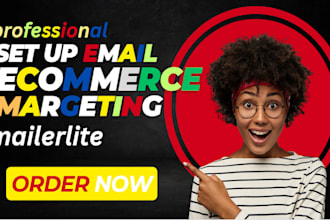 setup ecommerce email marketing flows in mailerlite
