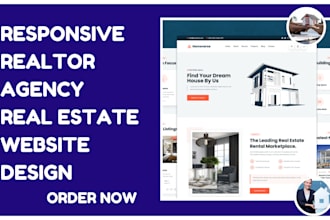 design realtor agency website real estate idx mls mortgage property website