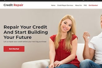 setup credit repair automations and build credit repair website tax website