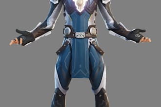 do 3d fortnite design 3d game modelling uefun avatar design 3d character model