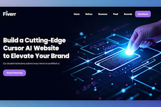 build a cutting edge cursor ai website to elevate your brand