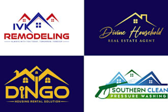 real estate,financial bank insurance company consulting logo