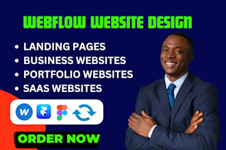 develop or design redesign webflow website, webflow expert, figma to webflow