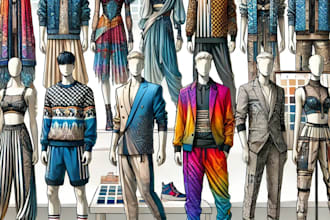 design unique and trendy fashion outfits for your brand