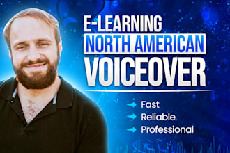 be your engaging elearning voice over artist for online courses