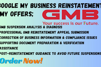 create and reinstate google my business account