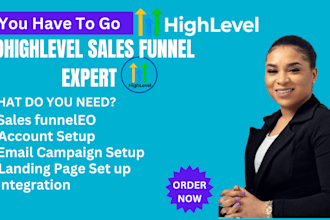 build high converting gohighlevel sales funnels  landing pages