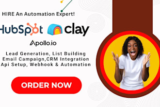 clay com workflow hubspot apollo io expert zapier makecom api automation