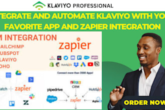 integrate  klaviyo with hubspot mailchimp zoho salesforce zapier integration