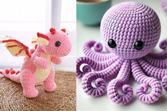 write amigurumi crochet pattern with step by step video and pic for etsy
