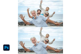 add, remove person, objects, edit photo background in photoshop