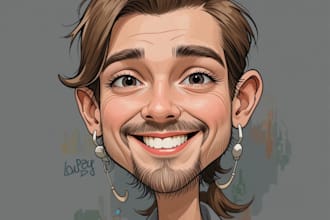 create avatar big head cartoon caricature in 24 hours