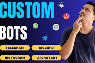 develop custom bots for social media