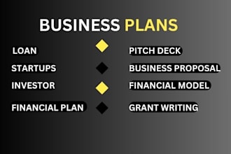 be your business plan, financial plan, pitch deck, application, travel tourism
