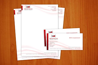 design letterhead or any stationary