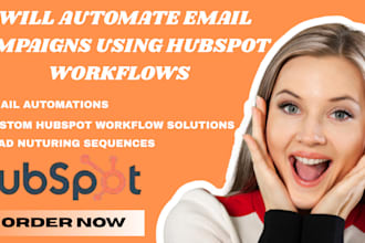 automate email campaigns using hubspot workflows