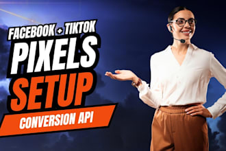 setup facebook pixel, tiktok pixel, conversion API, meta pixel