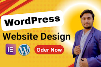 wordpress website design and elementor expert