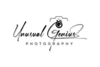 design unique luxury photography watermark and signature logo