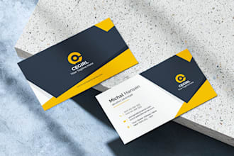 make a luxury business card design with premium layout