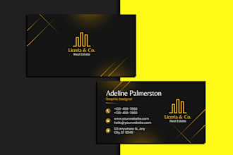 design business card, id card, visiting card with qr code