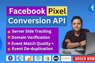setup and fix facebook pixel, conversion API, server side tracking for shopify