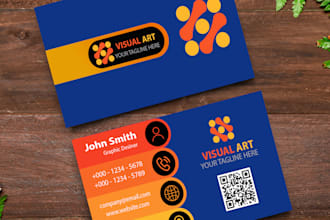 do professional modern minimalist business card or visiting card design