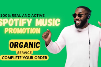 create organic ads for spotify music promotion