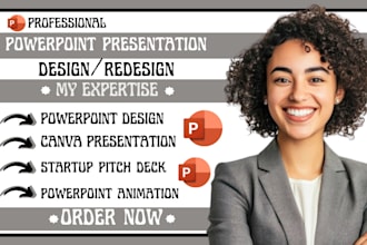design canva presentation powerpoint animation business pitch desk keynote