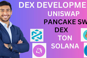 fork pancake swap, uniswap, dex, defi on evm, solana, ton