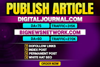 provide premium guest post on high authority sites
