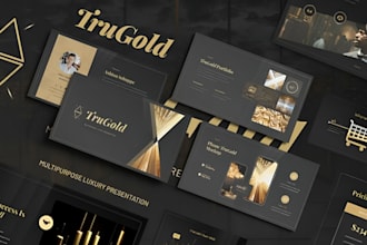 design editable business powerpoint pitch deck presentation on modern slides