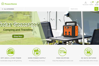 do solar website wix site wordpress website shopify store handyman