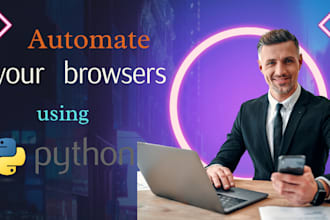 do web automation , browser automate using python