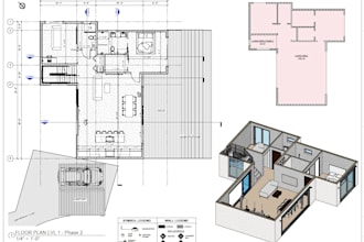 do architectural drafting, 3d modeling and rendering