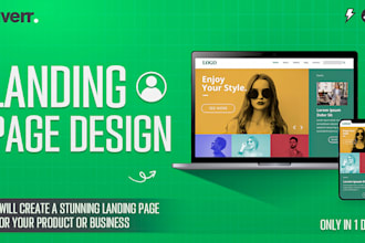 design a high converting landing page for your product or business