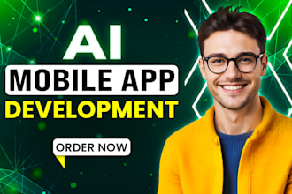 do ai mobile app development, android IOS app, saas app, ai software developer
