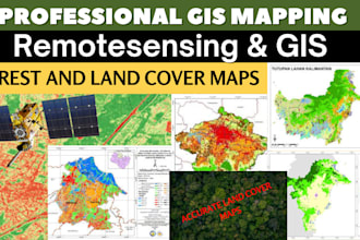 create detailed land cover and land use maps using gis