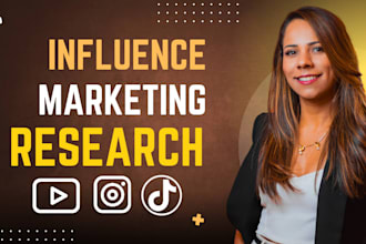 do influencer research and marketing