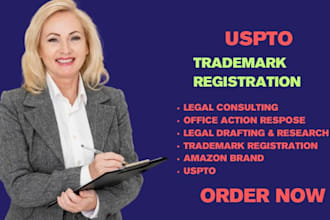 be your USA trademark attorney, patent attorney, and amazon brand