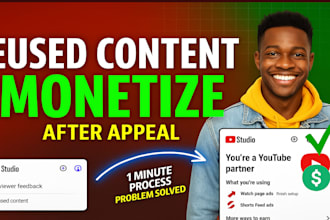 develop winning youtube appeal video for monetization suspension
