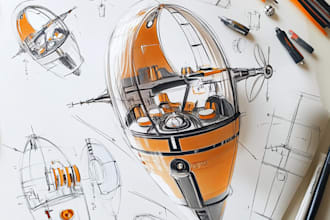 create custom shoe and bag designs and sketches for you