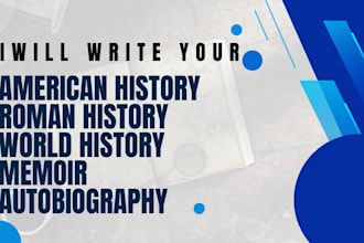 write your history and biography ebook