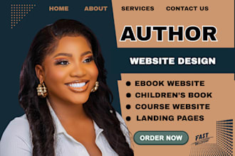 design book author website ,children book website , author website