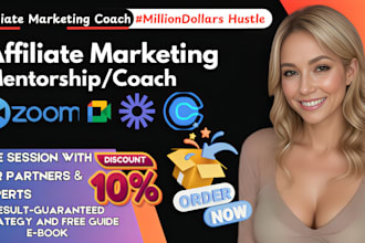 be your affiliate coach, affiliate marketing growth mentor, clickbank marketing