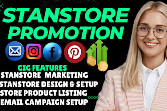 do stan store marketing stan store promotion stan store design stan store set up