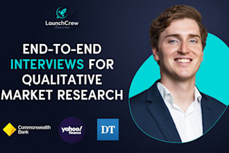 conduct indepth interviews for qualitative market research